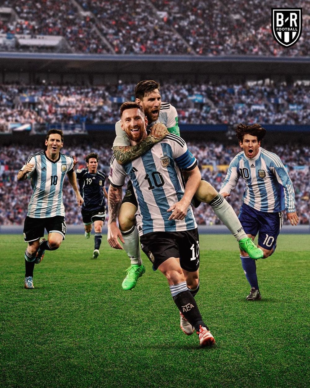 Biếm họa 24h: Lionel Messi 'gánh team' Argentina